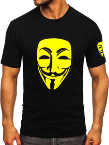 Men's Printed T-shirt Black Bolf 14400