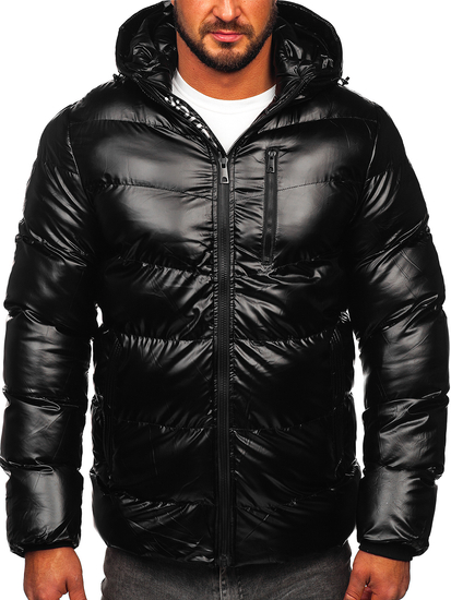 Men's Quilted Winter Jacket Black Bolf 27M8105