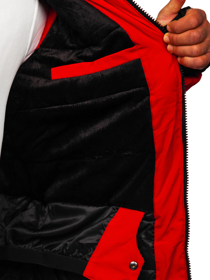 Men's Winter Jacket Red Bolf 6576