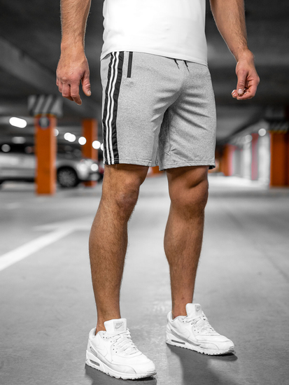 Men's Sweat Shorts Grey Bolf 68005