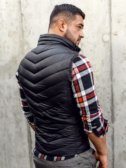 Men's Quilted Gilet Black Bolf 13073A