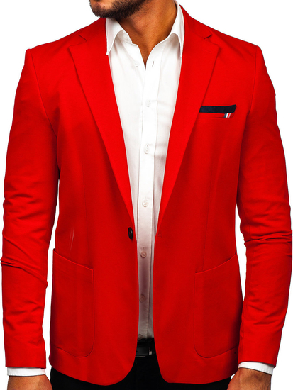 Men's Casual Suit Jacket Red Bolf 1652