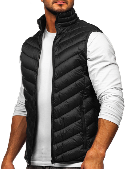 Men's Quilted Gilet Black Bolf 13073