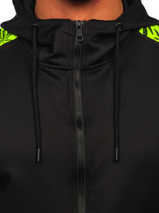 Men's Zip Hoodie Black Bolf 27B8120