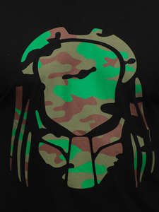 Men's Cotton Printed T-shirt Black Bolf 192379