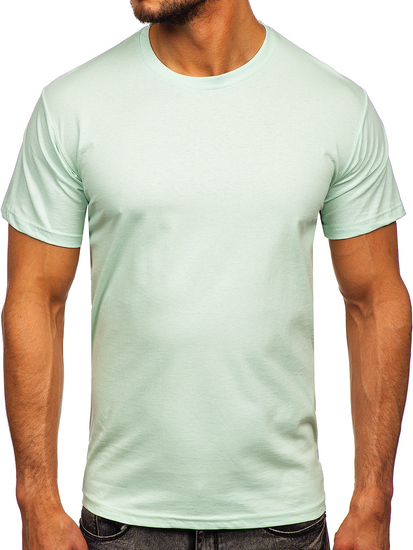 Men's Basic Cotton T-shirt Light Mint Bolf 192397