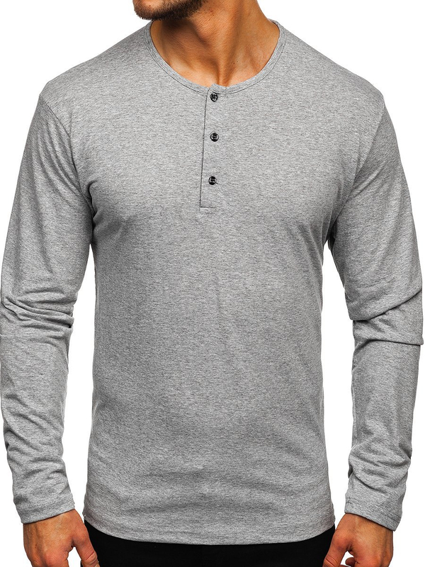 Men's Long Sleeve Top Grey Bolf 1114