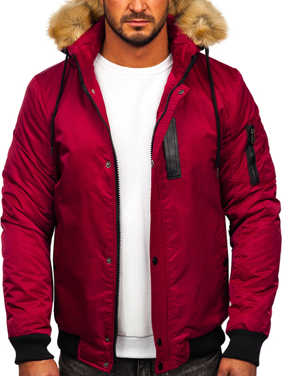 Men's Winter Jacket Claret Bolf 2129