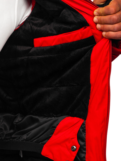 Men's Winter Jacket Red Bolf 6580