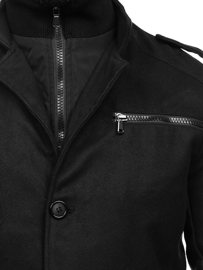 Men's Coat Black Bolf 8856
