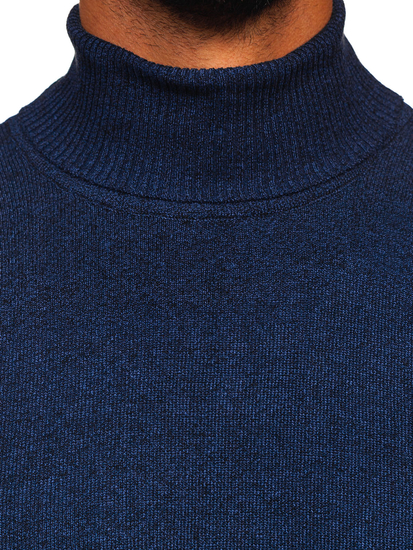 Men's Basic Polo Neck Sweater Inky Bolf S8515