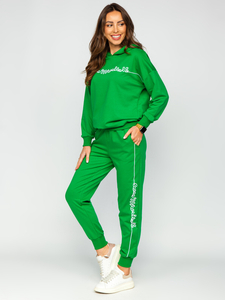 Women's 2-Piece Tracksuit Green Bolf VE43