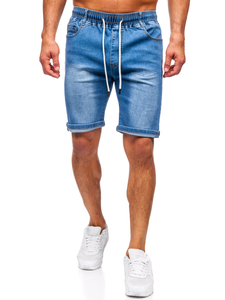 Men's Denim Shorts Blue Bolf 8262