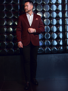 Men’s Casual Blazer Claret Bolf 24401-1