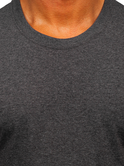 Men's Basic T-shirt Graphite Bolf B10