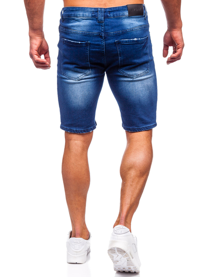 Men's Denim Shorts Navy Blue Bolf MP0061BS