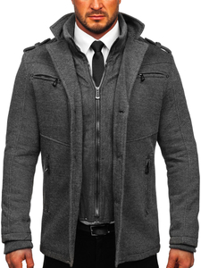 Men's Winter Jacket Grey Bolf 88803
