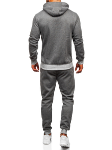 Men's Tracksuit with Hood Graphite Bolf 8C59