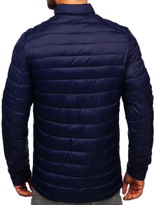 Men's Lightweight Quilted Jacket Navy Blue Bolf 23M9005