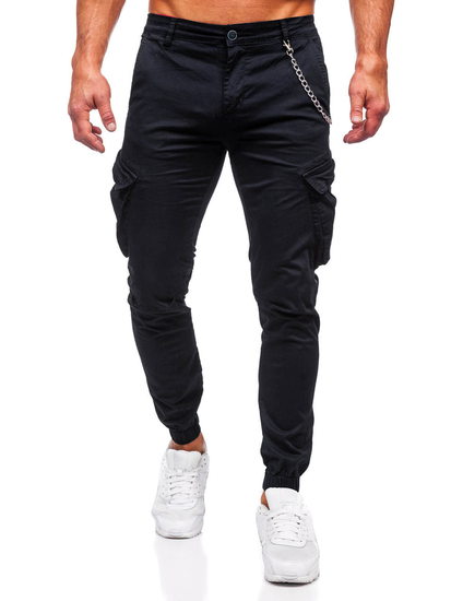 Men's Cargo Joggers Black Bolf SK850