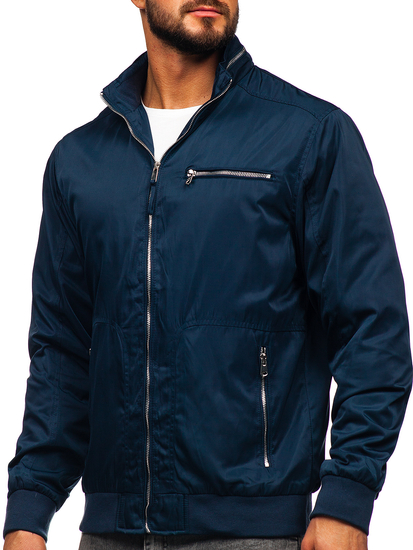 Men's Lightweight Jacket Navy Blue Bolf 5M3106