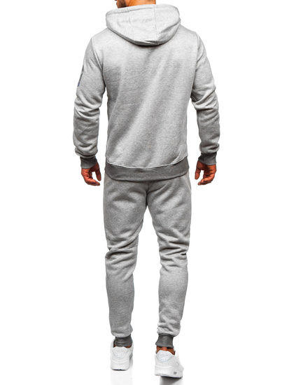 Men's Tracksuit with Hood Grey Bolf 8C59