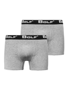 Men's Boxer Shorts Grey Bolf 0953-2P 2 PACK