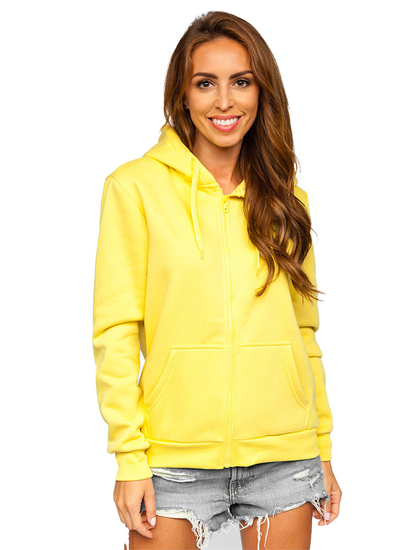 Women's Hoodie Light Yellow Bolf W03B