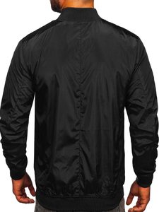 Men's Lightweight Bomber Jacket Black Bolf W3909