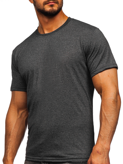 Men's Basic Cotton T-shirt Graphite Bolf 192397