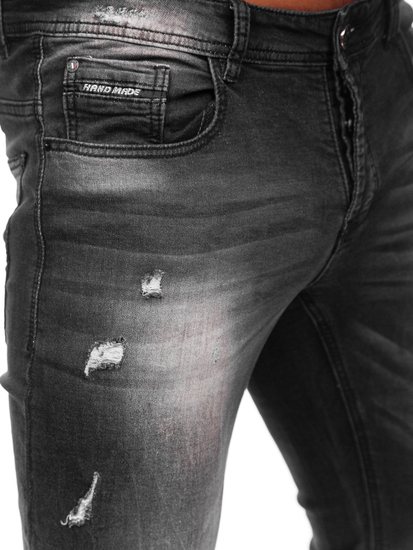 Men's Jeans Regular Fit Black Bolf MP010N