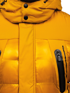 Men's Quilted Winter Jacket Camel Bolf 99527