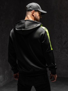 Men's Zip Hoodie Black Bolf 27B8120