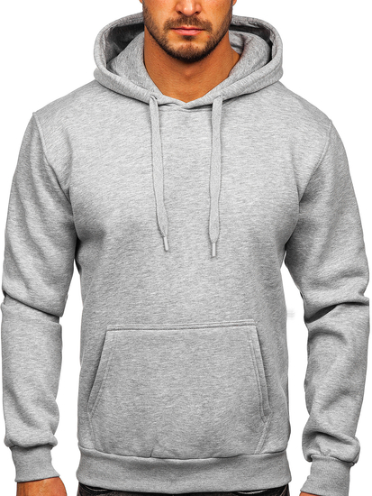 Men's Kangaroo Hoodie Dark Grey Bolf 1004
