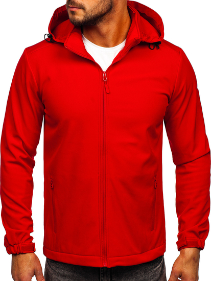 Men's Lightweight Softshell Jacket Red Bolf HH017