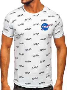 Men's Printed T-shirt White Bolf 14950