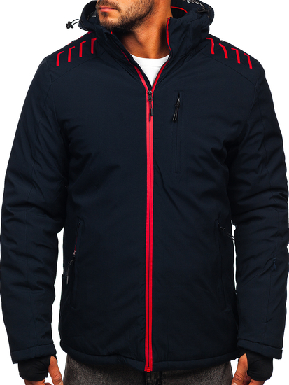 Men's Winter Jacket Navy Blue Bolf 6580