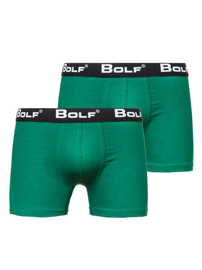 Men's Boxer Shorts Green Bolf 0953-2P 2 PACK