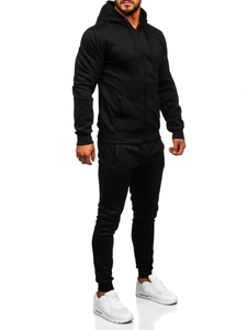 Men's Tracksuit with Hood Black Bolf 10386