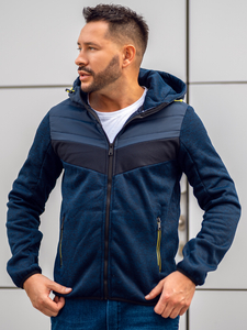 Men's Lightweight Jacket Navy Blue-Green Bolf BKS2153