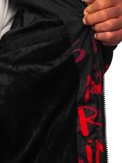 Men's Winter Quilted Jacket Red Bolf 27M8102