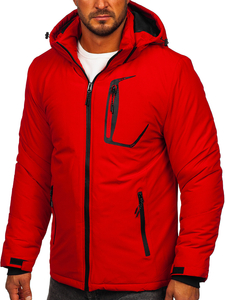 Men's Winter Jacket Red Bolf HKK2025