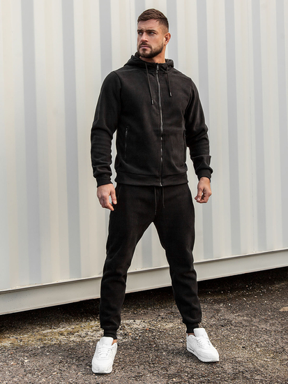 Men's Tracksuit with Hood Black Bolf 3A150A