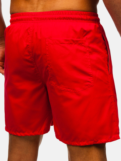 Men’s Swimming Trunks Red Bolf QD28