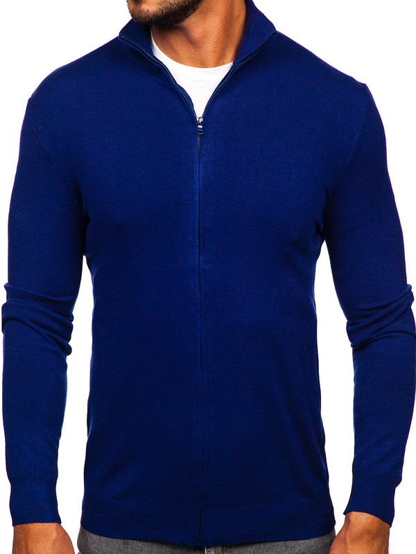 Men's Zip Sweater Indigo Bolf MM6004