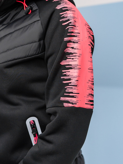 Women's Lightweight Jacket with hood Black Bolf KSW4007