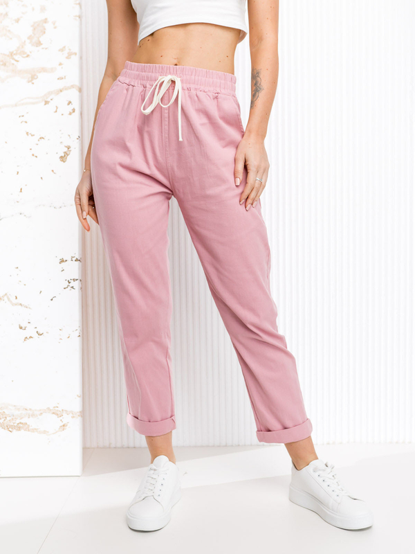 Women’s Textile Pants Pink Bolf W7832
