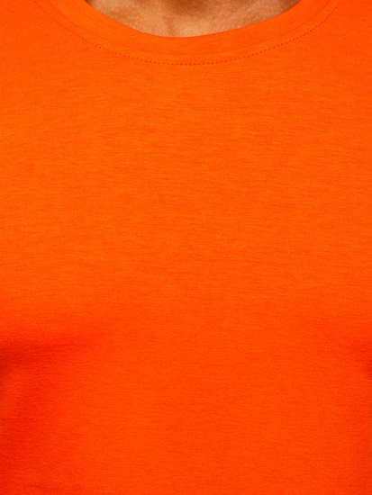 Men's Plain T-shirt Orange Bolf 2005-32