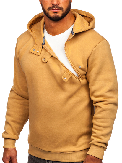 Men's Thick Hoodie Brown Bolf 06