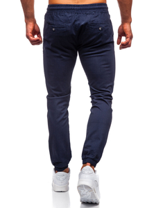 Men's Joggers Dark Navy Blue Bolf 1145